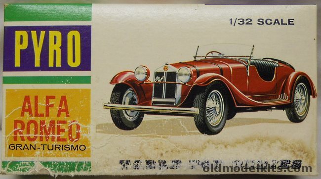 Pyro 1/32 1931 Alfa Romeo Gran Turismo 6C-1750cc, C320-50 plastic model kit